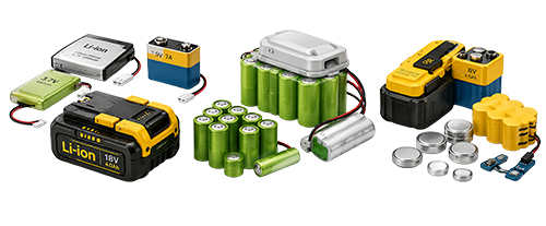 Lithium Ion and other rechargeable batteries can be recycled at Roseridge