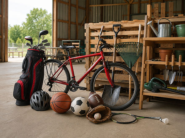 Outdoor and sporting goods accepted at the Roseridge Reuse-It Centre